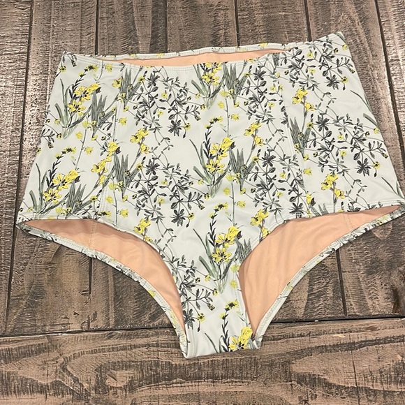 Kortni Jeane Floral swim bottoms - Picture 1 of 2